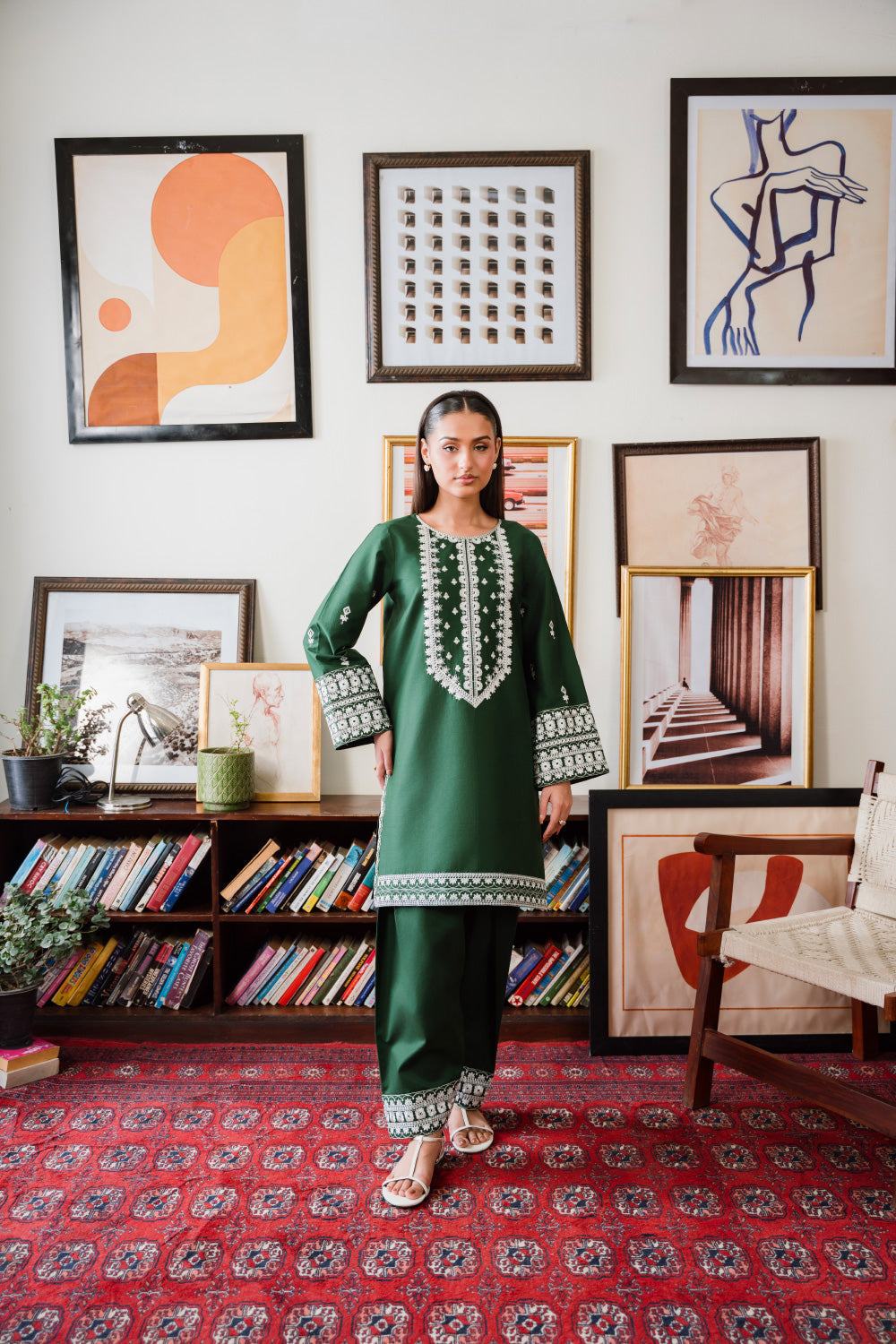 Fiora 2pc Stitched Embroidered - Riyana 8516